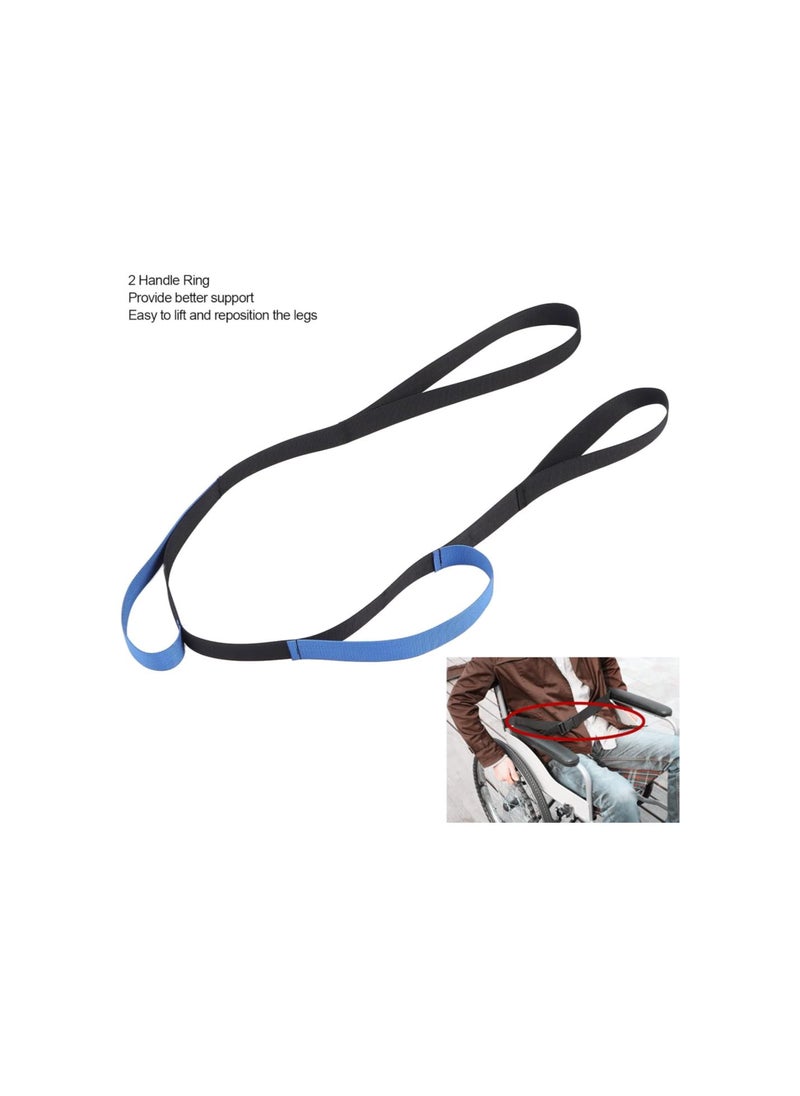 Leg Lifter Strap, Leg Lifter with 2 Handle, and Reposition Legs, Webbing Mobility Aid for Walking Practice, Recovery After Surgery