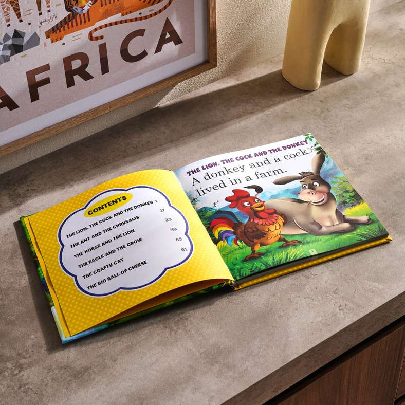 Aesop's Fables 6 In 1 Book 96 Pages - Multi
