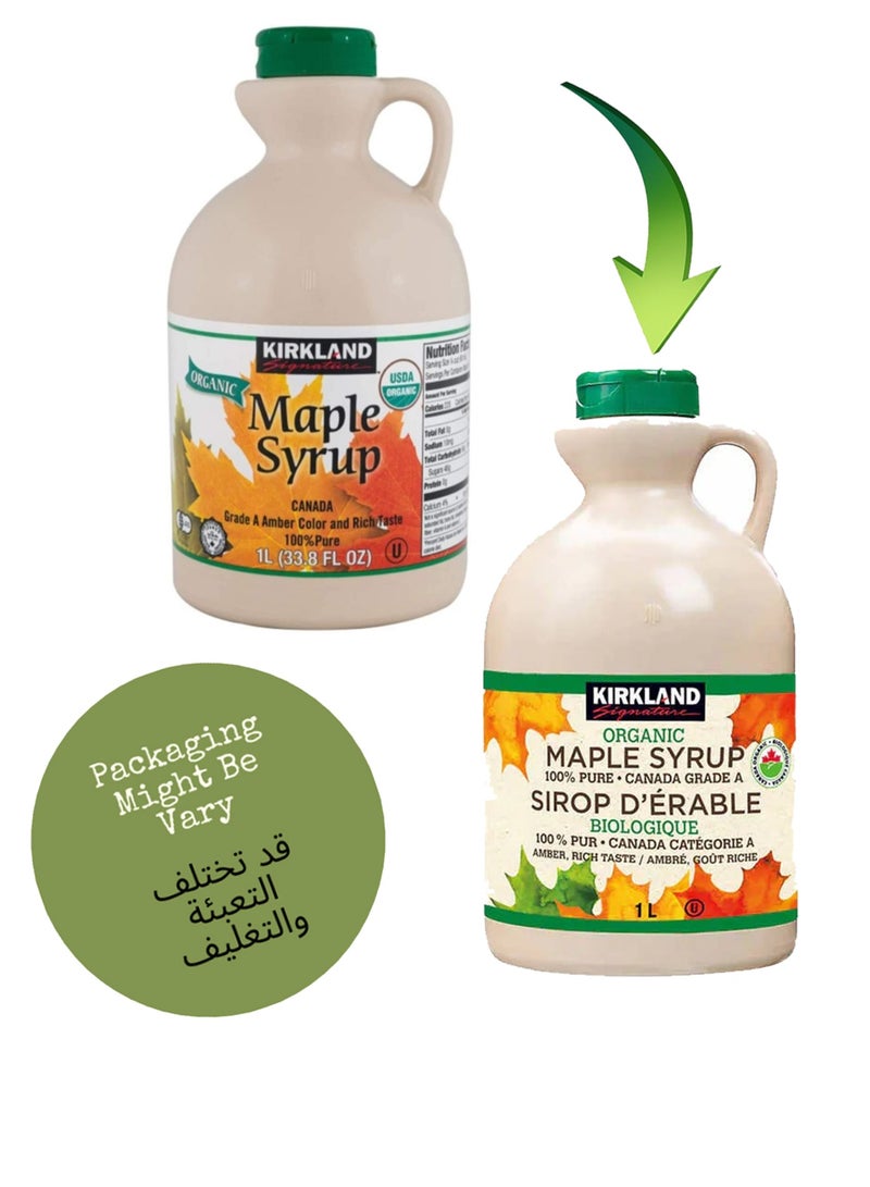 Kirkland Signature 100% Pure Maple Syrup Grade A Color And Rich Taste 1L - Image 2