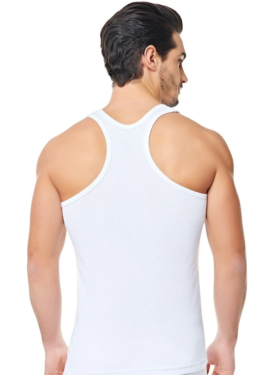 Seher Yıldızı Morning Star Men's Cotton Rib Sports Undershirt 0058