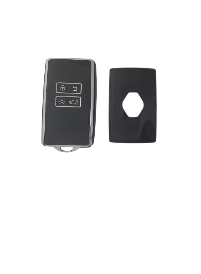 Remote Cover compatible with Renault Clio Kadjar Koleos Megane Zoe Scenic Arkana Captur Case 4 Button Key - Image 3
