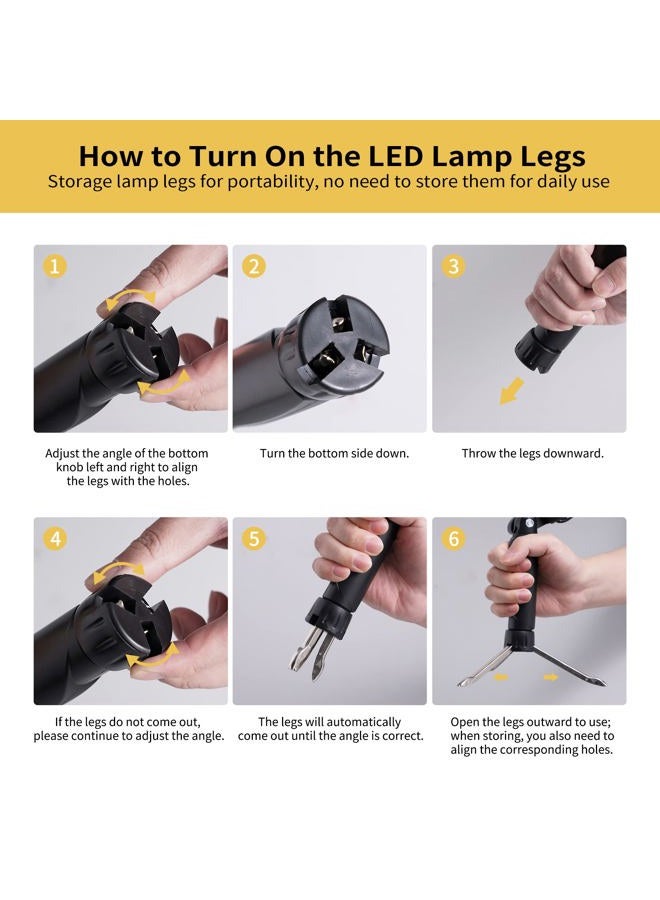 Meking Mini Softbox Photography Lighting Kit, Portable 4x4.8in Continuous Lighting LED Lamp with Collapsible Diffuser for Video Tabletop Studio Small Product Shooting, 2 Sets - Image 4