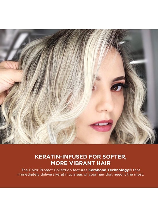 KERATHERAPY Keratin Infused Color Protect Shampoo 33.8 Fl. Oz. 1000 Ml Gluten Free Color Protecting Shampoo For Color Treated Hair With Kerabond Technology Red Raspberry Oil Omega 3 & 6  - Image 3