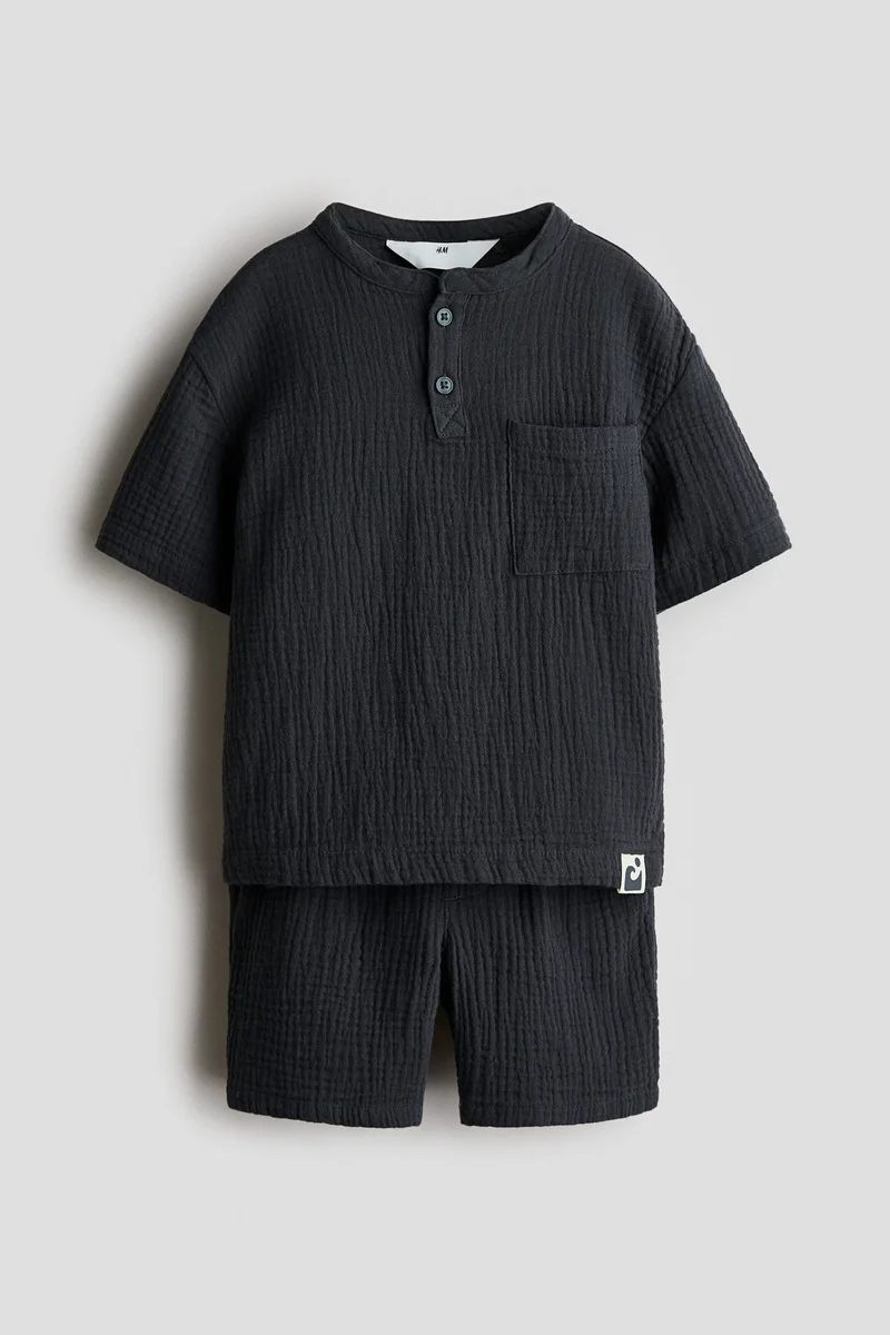 H&M 2-piece cotton muslin set