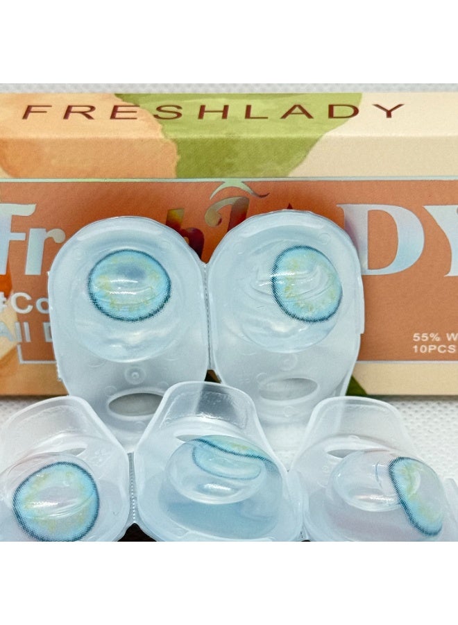 Fresh Lady Russian Blue Contact Lenses - Image 2