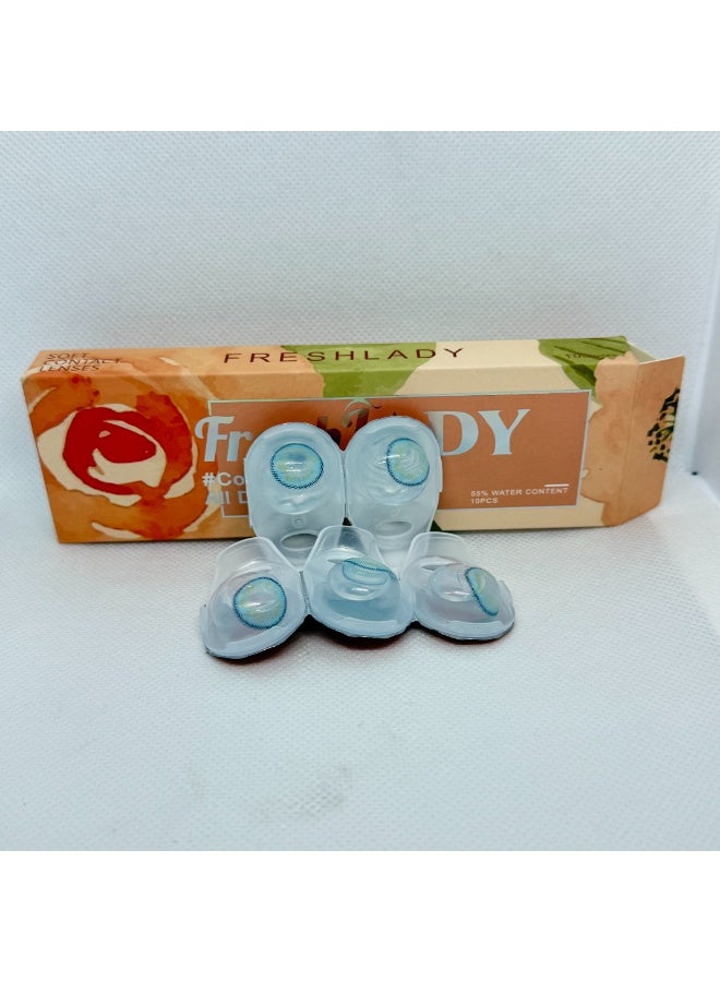 Fresh Lady Russian Blue Contact Lenses - Image 3