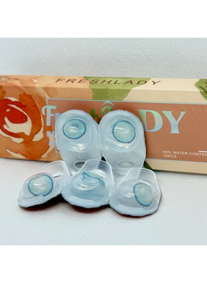 Fresh Lady Russian Blue Contact Lenses - Image 4