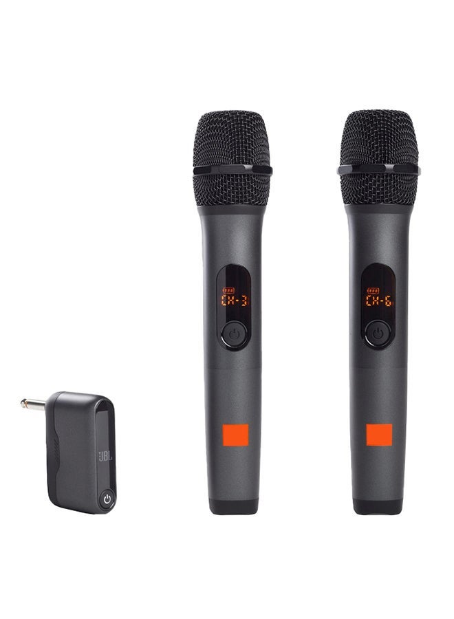 Wireless microphone set in black - Image 1