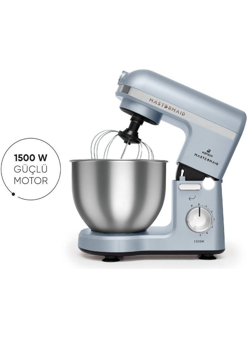 Karaca Mastermaid Chef Stand Mixer Foggy Blue 1500W 5 Lt  - Image 2