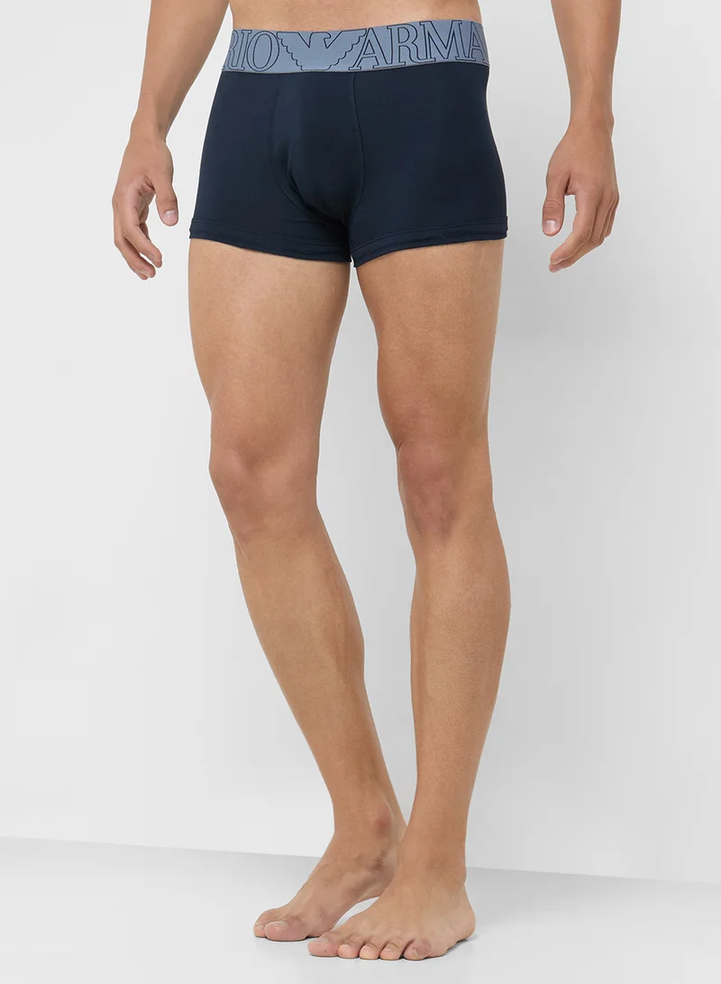 EMPORIO ARMANI Essential Crew Neck and Trunks Set