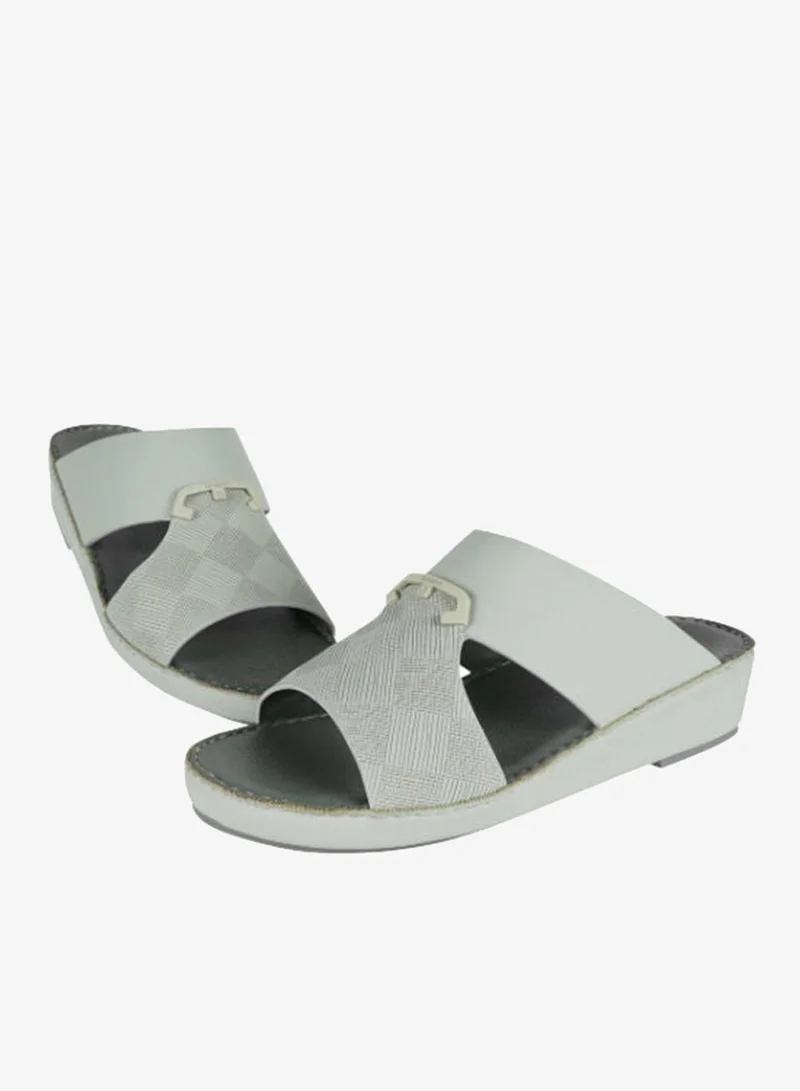 Barjeel Uno Light Grey Barjeel Uno Mens Arabic Sandals BSP1-56 Light Grey for Men | Best Price UAE