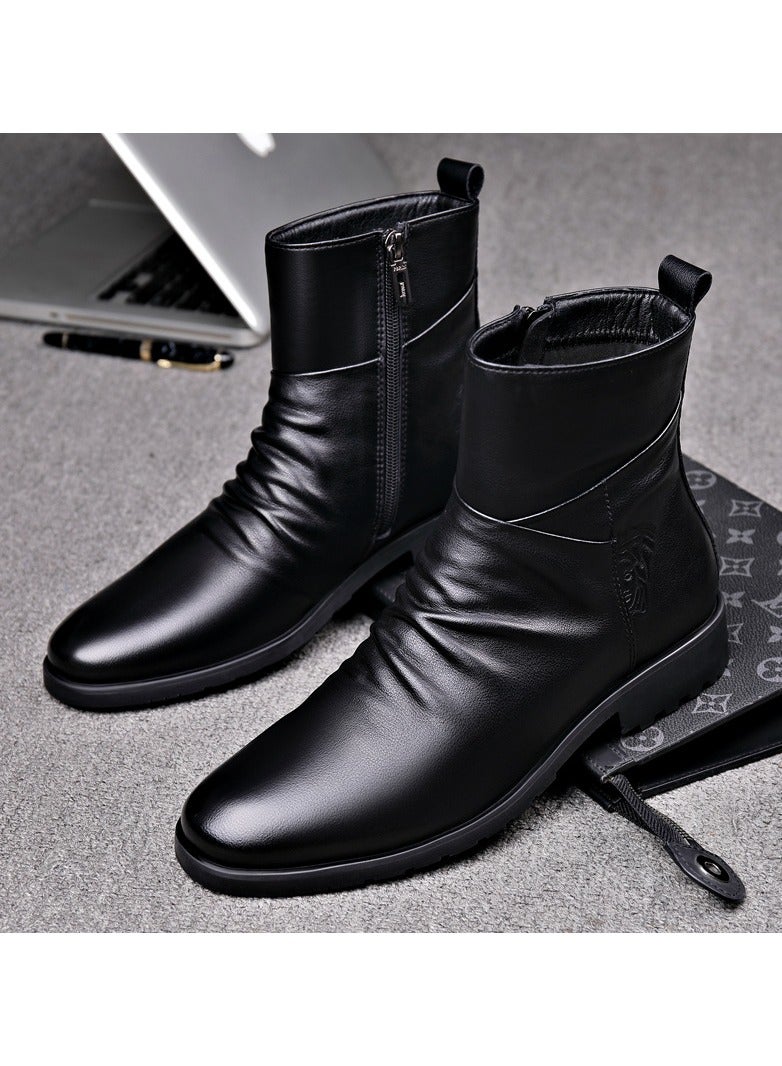 KUYING New Fashion Men's Martin Boots  - Image 2