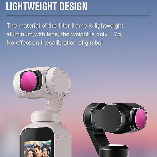 Careflection Professional Filter for DJI OSMO Pocket 2 /DJI Pocket 1 Camera Lens Glass Magnetic Cover Optical Multi Layer Coated Quick Release Kit: Anti-Scratch,Dust Protective (MCUV) - Image 4