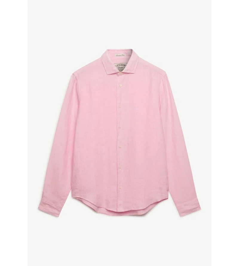 Superdry  Riviera Long Sleeve Linen Shirt for Men | Best Price UAE