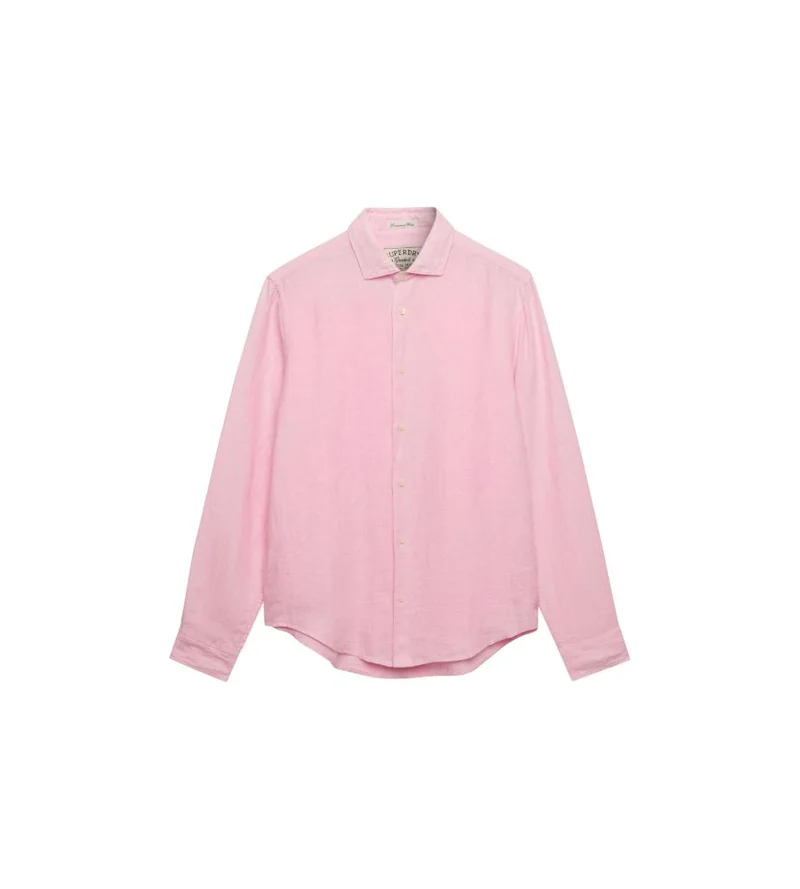 سوبر دراي Riviera Long Sleeve Linen Shirt