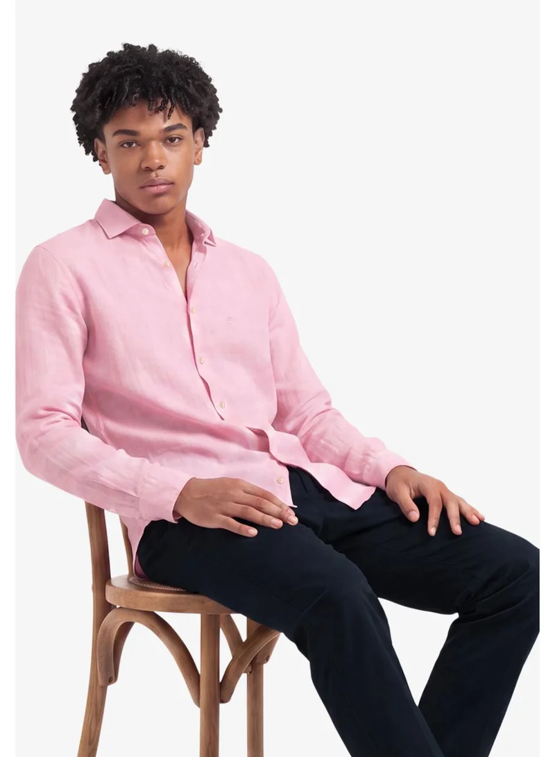 Superdry  Riviera Long Sleeve Linen Shirt for Men | Best Price UAE