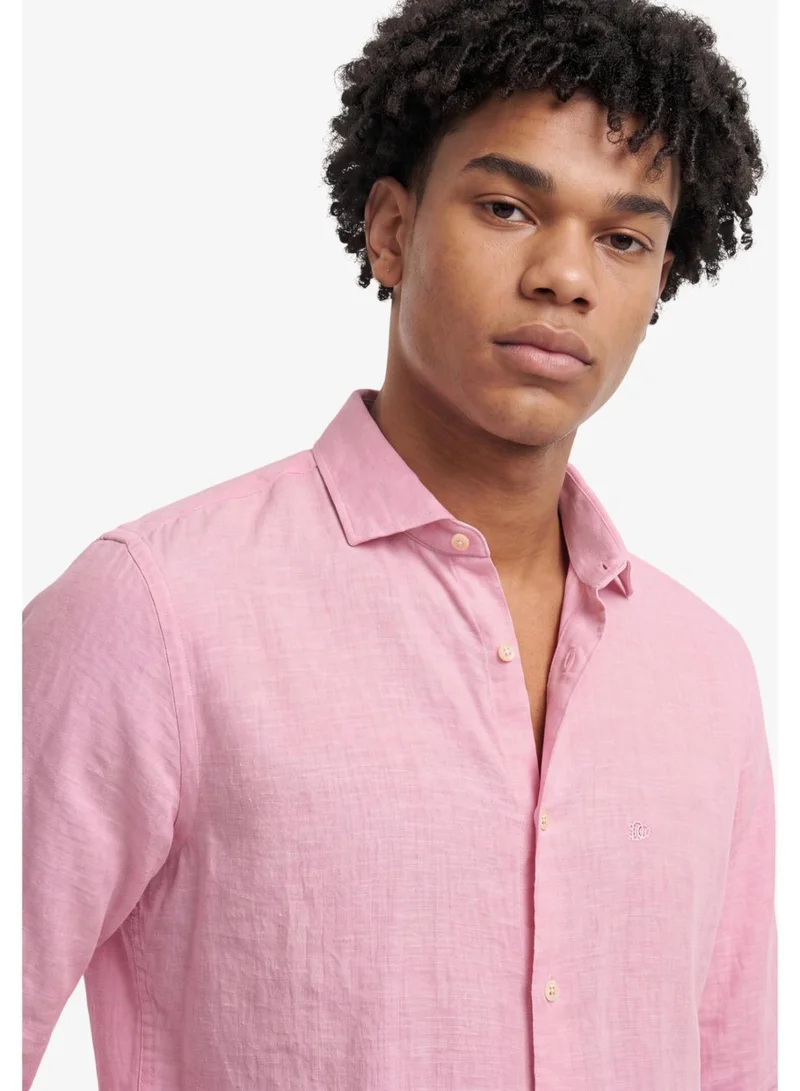 Superdry  Riviera Long Sleeve Linen Shirt for Men | Best Price UAE