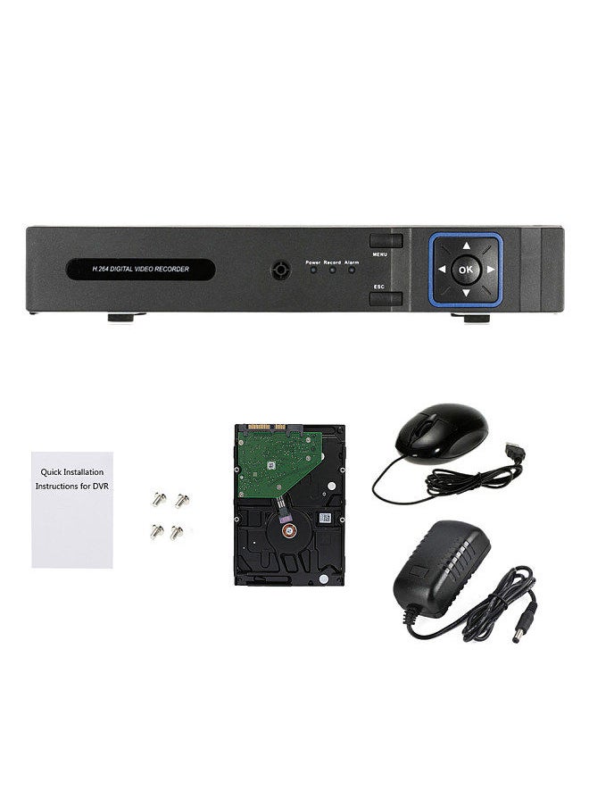 Generic - 8CH Channel 1080P Hybrid NVR AHD TVI CVI DVR  PTZ Network DVR CCTV Security P2P Support for Android/IOS APP Control Motion Detection for Surveillance Camera（1TB HDD） - Image 1