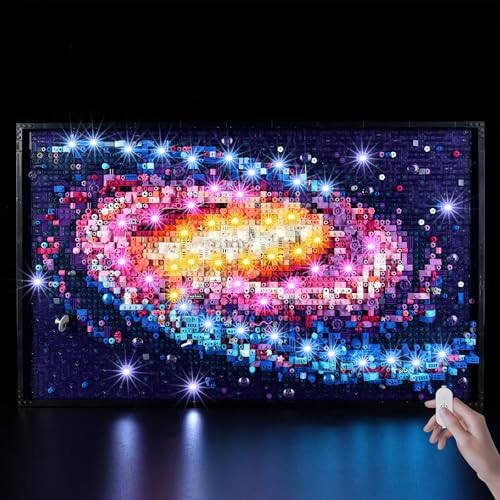 BrickSoul Upgrade Light Kit for Lego 31212 Milky Way Galaxy Building Set with ONOff Dimmer Switch Hidden Cable Tech Easy Install Lighting Set 31212 Set NOT Included - Image 1