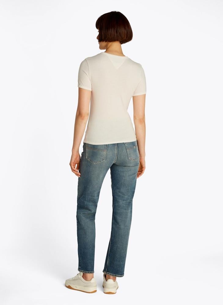 TOMMY JEANS Crew Neck Logo T-Shirt  - Image 2