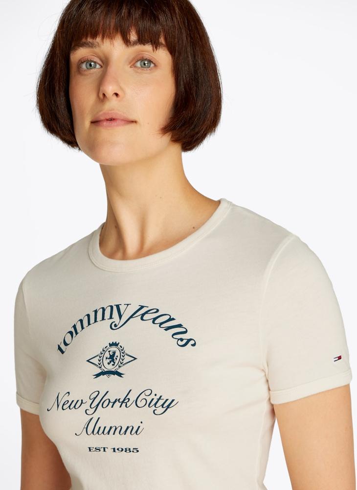 TOMMY JEANS Crew Neck Logo T-Shirt  - Image 3