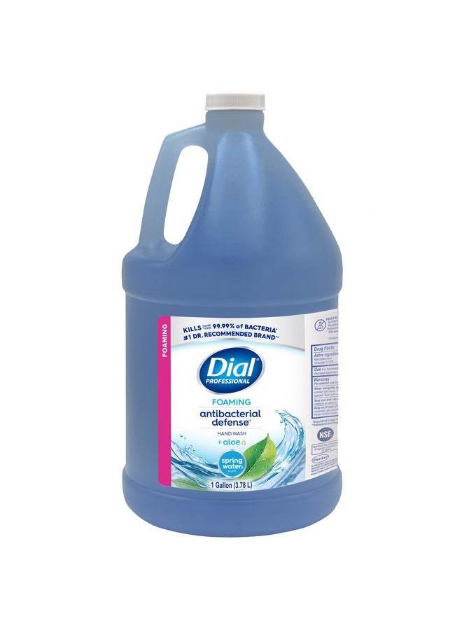 Dial Spring Water Antibacterial Liquid Hand Soap, Refill Bottle 1 Gallon, 128 Fl Oz - Image 1
