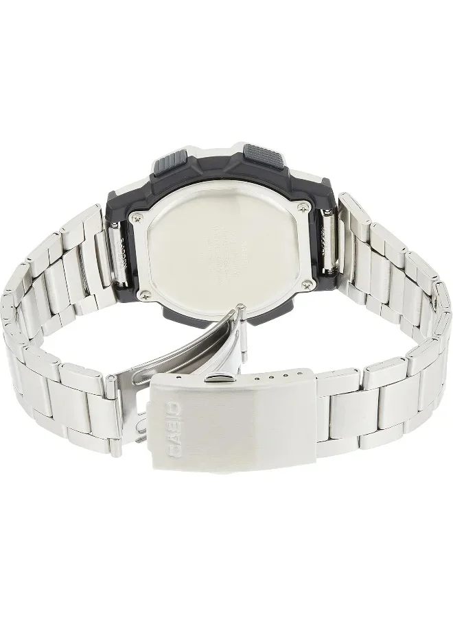 CASIO Men's Stainless Steel Digital Watch AE-1100WD-1AVDF - 43.5 mm