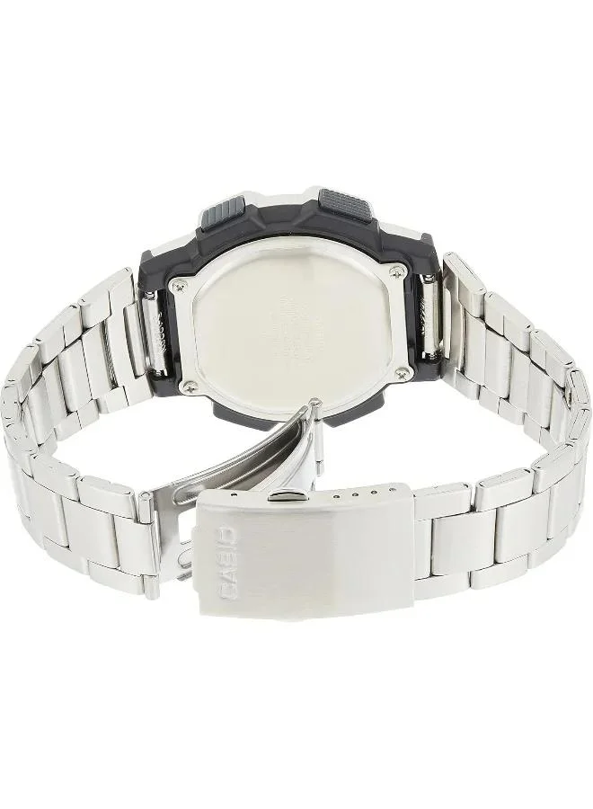 CASIO Men's Stainless Steel Digital Watch AE-1100WD-1AVDF - 43.5 mm