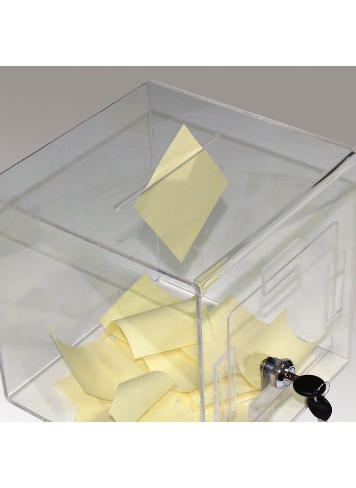ÖzgürceSeç - Choose Freely Wish, Complaint Box, Tip Box, Money Box Type Box 30x30x30 Metal Locked - Image 1