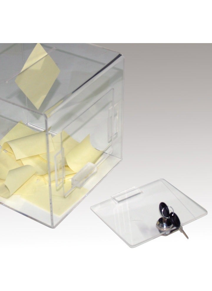 ÖzgürceSeç - Choose Freely Wish, Complaint Box, Tip Box, Money Box Type Box 30x30x30 Metal Locked - Image 1