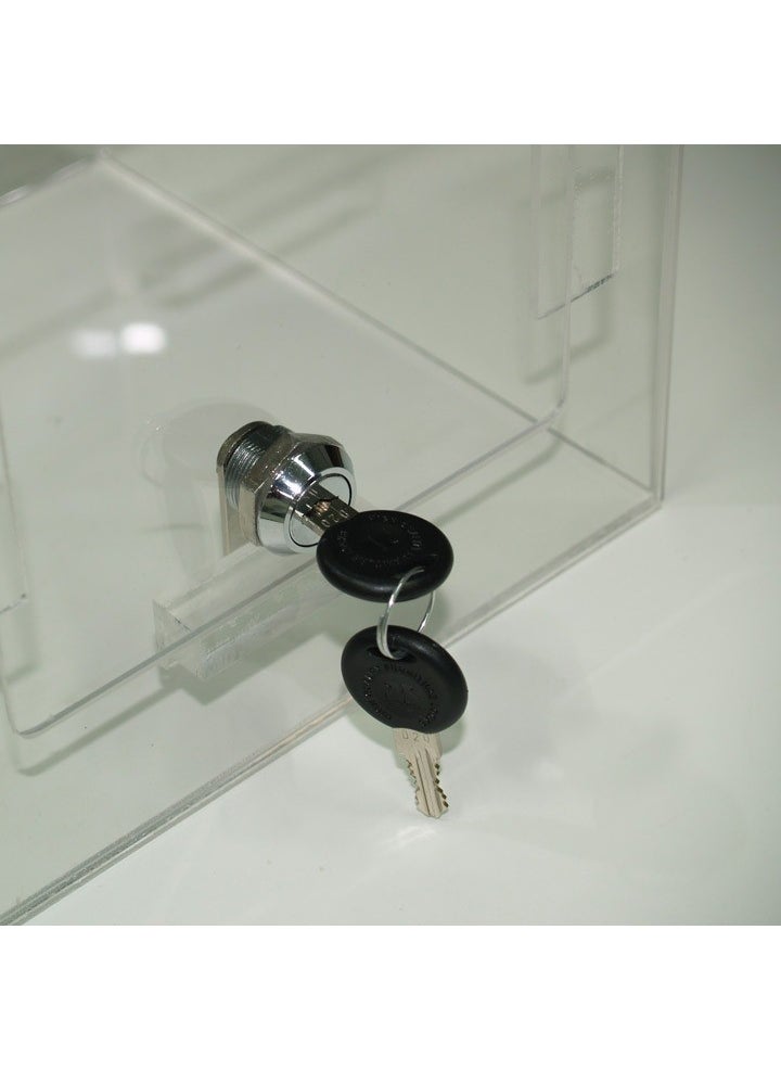 ÖzgürceSeç - Choose Freely Wish, Complaint Box, Tip Box, Money Box Type Box 30x30x30 Metal Locked - Image 1