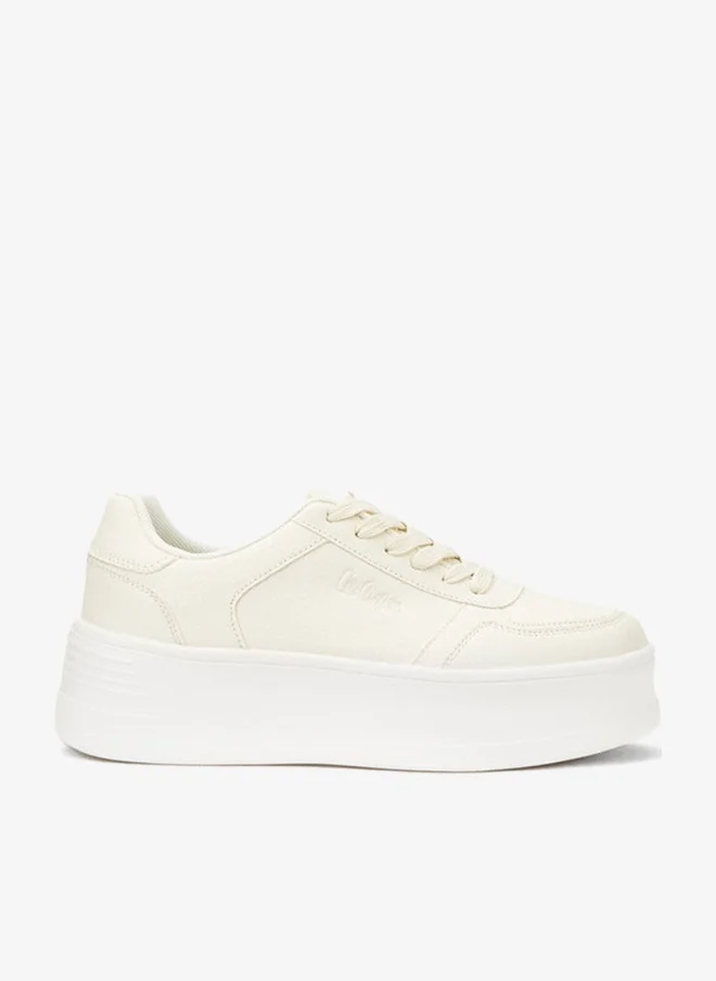 Lee Cooper Women's Solid Lace-Up Sneakers