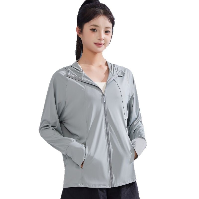 Women's Loose Fit Hooded Sun Protection Jacket - Image 5