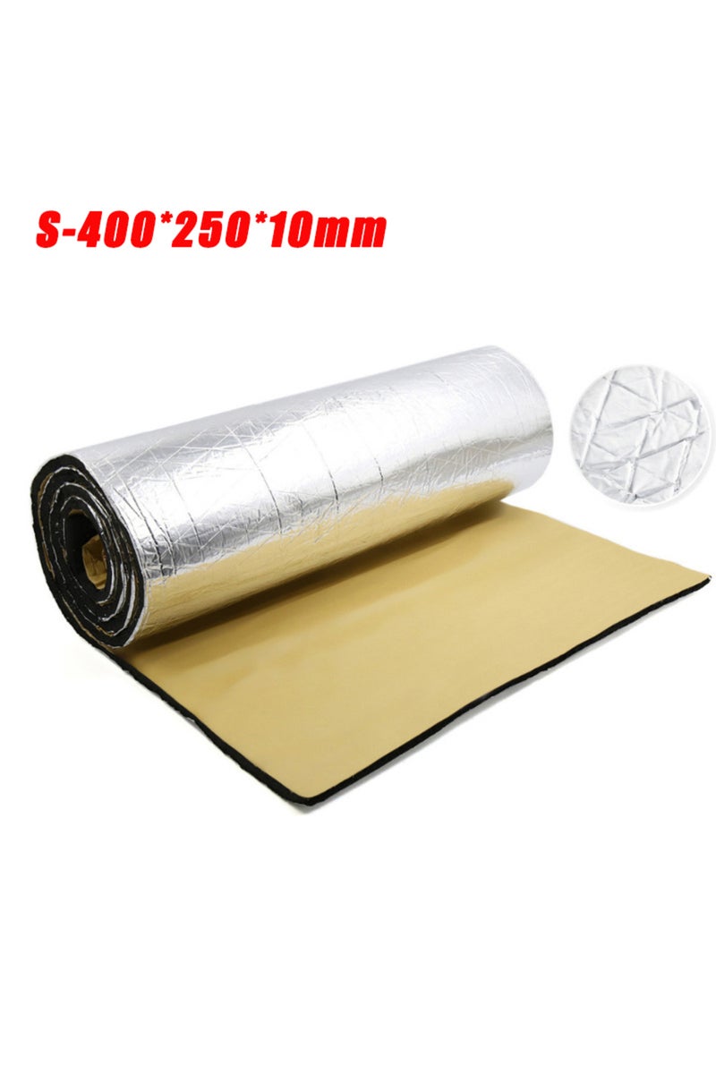 عازل حراري وصوتي للسيارات من نوع S، حصيرة عازلة بسمك 5 مم و10 مم من رقائق الألومنيوم للعزل الحراري.