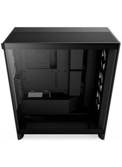 NZXT H7 Flow RGB 2024 | Mid-Tower ATX Airflow Case with RGB Fans | Supports Bottom Fans for Direct GPU Cooling | Includes 360mm RGB Single-Frame Fan Unit | Cable Management |  - Image 3