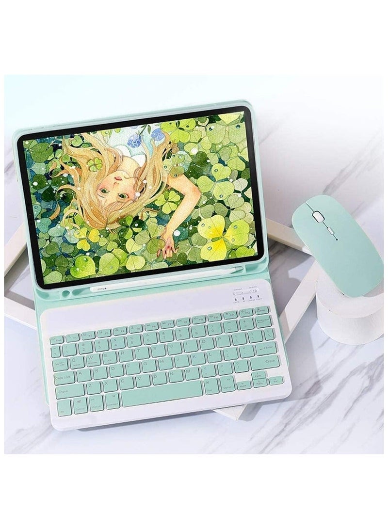 general Arabic and English Keyboard Case For iPad Air 13 Inch 2024 (Model number: A2903, A2904) with Keyboard and Mouse, Detachable Magnetic Keyboard Case with Pen Holde - Image 2