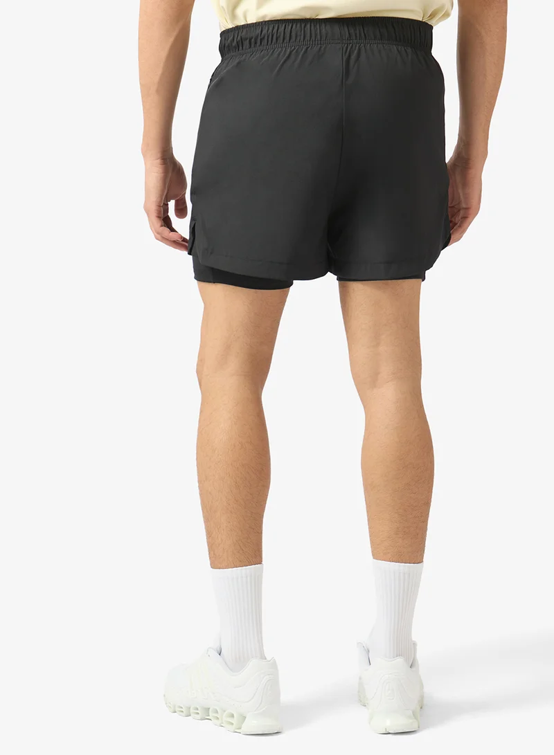 Squatwolf BLACK 5" 2In1 Limitless Shorts for Men | Best Price UAE