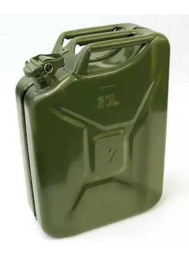 Biella Metal Fuel Jerry Can Holder Storage For Petrol Diesel Oil Liquids Containerã¢Â‚¬Â€20L Green - Image 1