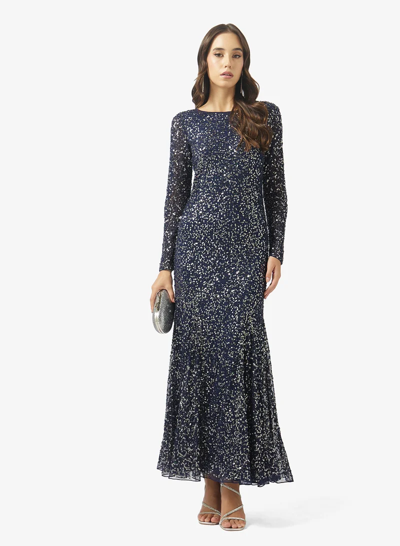 Namshi x  Beaded Embellished Evening Gown for Women | Best Price UAE