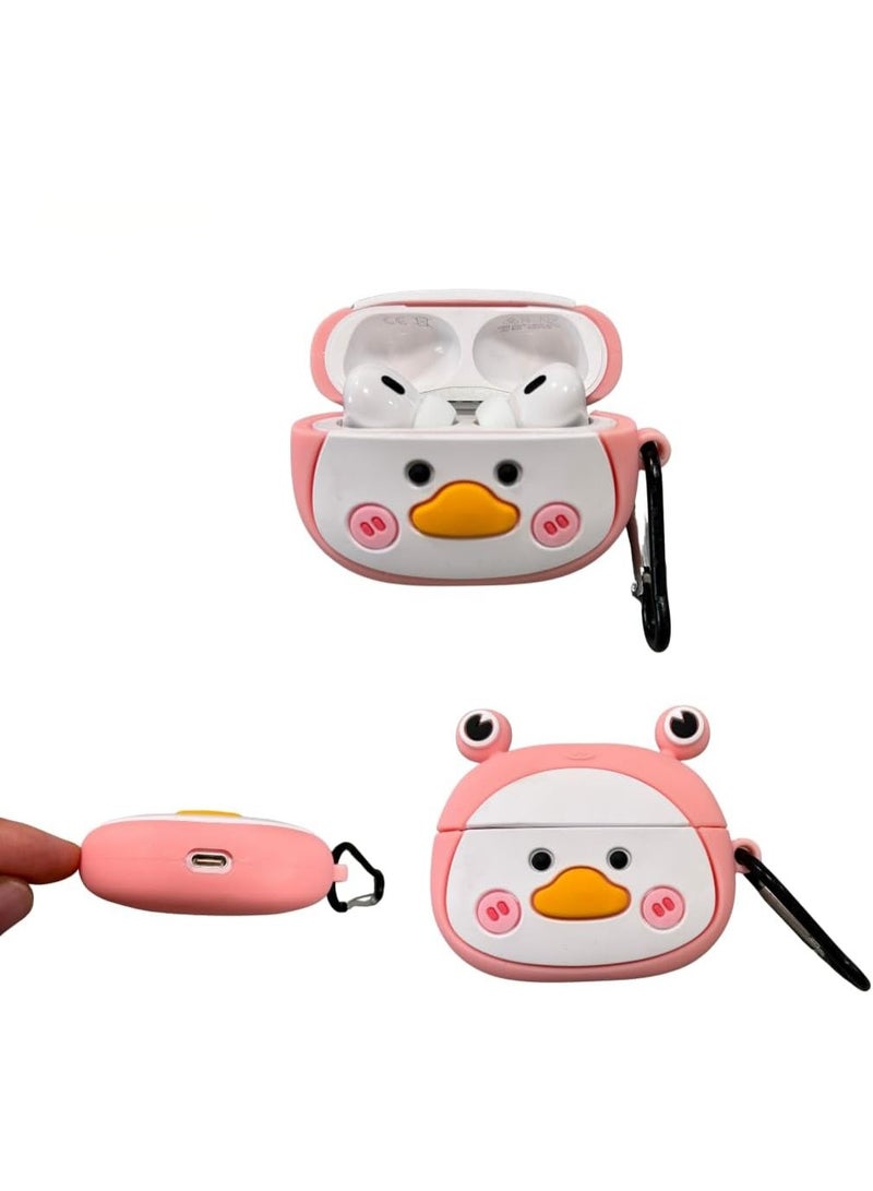 Case Soft Silicone Shockproof Cover for Apple Airpods 3 New 3D Cute Cartoon Creative Fun Case Skin with Keychain Design - Image 2