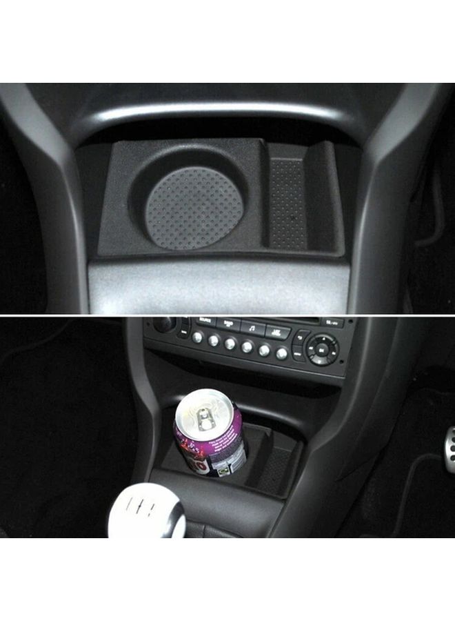Black Universal Car Cup Holder For Citroen DS3 Beverage Drink Organizer - Image 3
