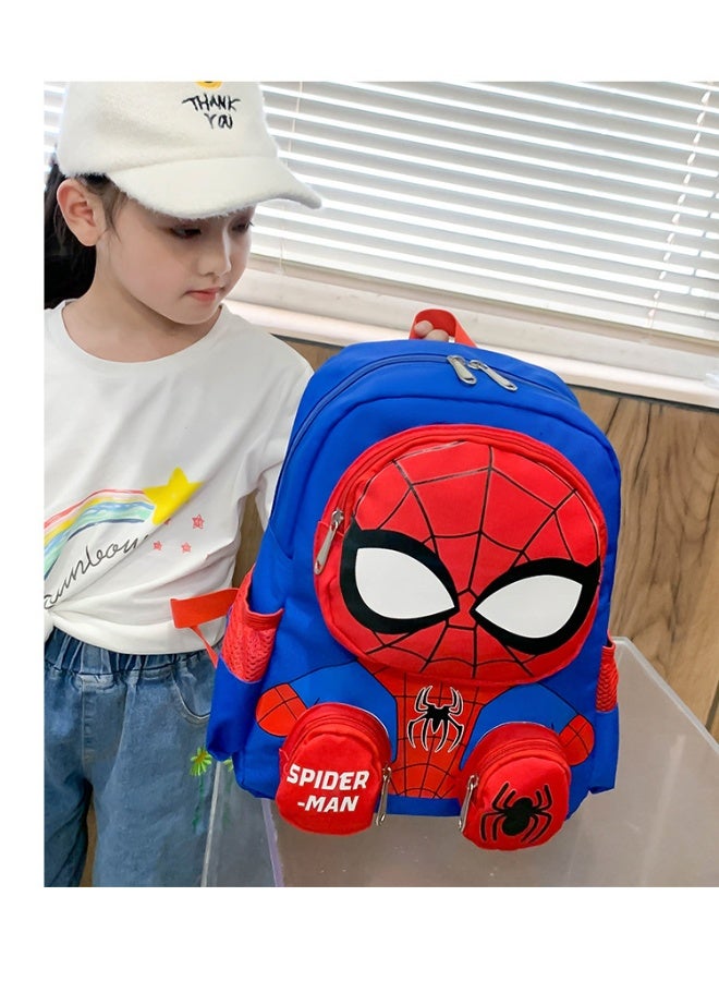 S-Quality Spider-Man Kids’ School Backpack – Lightweight, Durable & Comfortable for Boys and Girls - Image 5