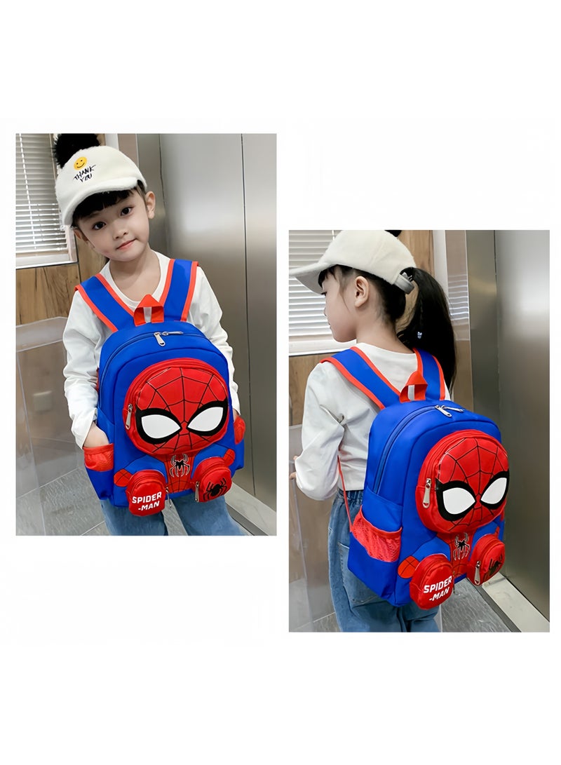 S-Quality Spider-Man Kids’ School Backpack – Lightweight, Durable & Comfortable for Boys and Girls - Image 2