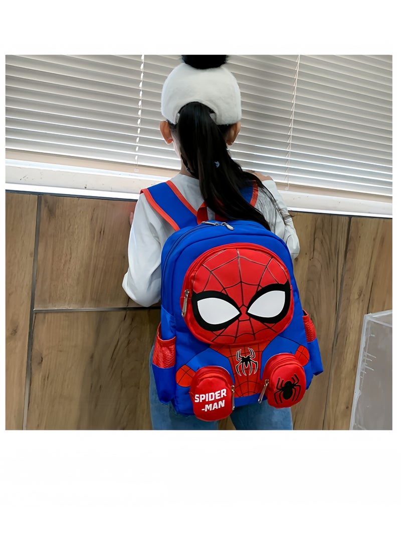 S-Quality Spider-Man Kids’ School Backpack – Lightweight, Durable & Comfortable for Boys and Girls - Image 3