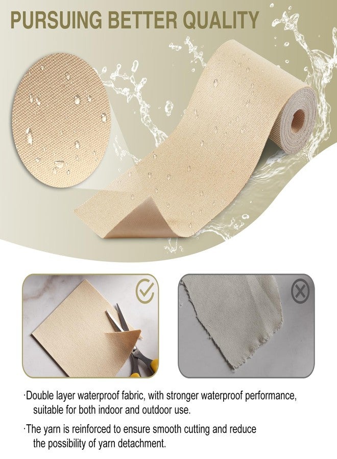 Gheeidau Canvas Repair Tape 4×70 Inch Waterproof Self-Adhesive Fabric Repair Patch for Repairing Boat Covers,Tents,Patio Umbrellas,Car Seats,Luggage,Sofas.(Grey) - Image 3