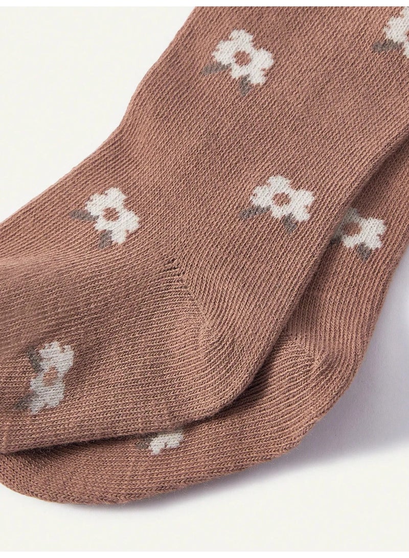 Kids Winter Leggings with a Soft Fleece-Lined Interior, Designed to Help Retain Warmth and Provide Comfort During Cold Weather. These Warm Children's Winter Pants Feature an Enclosed Footed Design for Extra Coverage and Cozy Warmth. Ideal as Winter Footed Tights for Everyday Wear. Suitable for Children Aged 1–2 Years. - Image 5