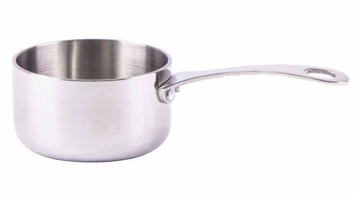 السيف  كسرولة تركي ستانليس ستيل - مقاس 8 سم - فضي