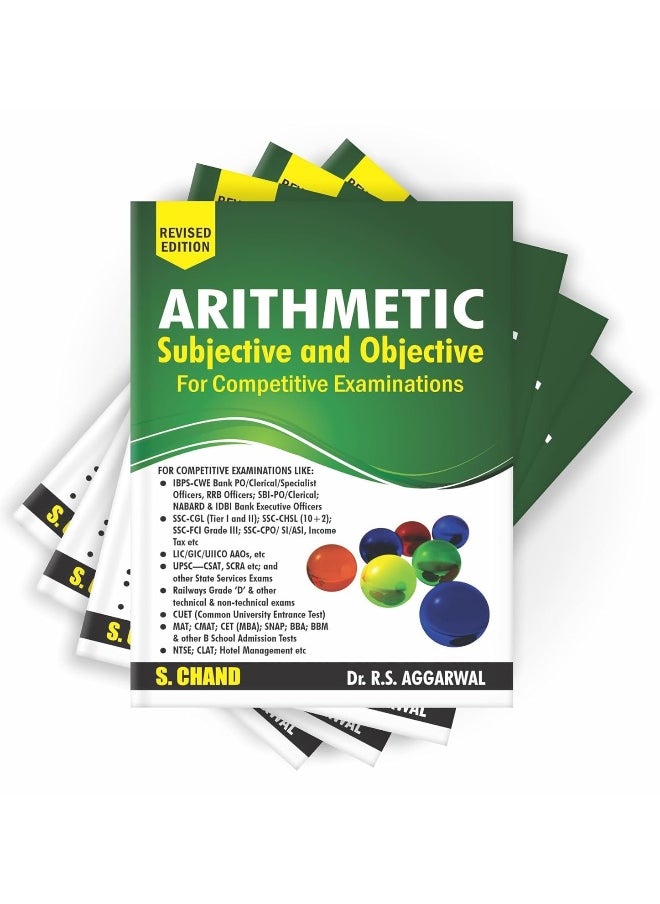 Arithmetic Subjective And Objective For Competitive Examinations By R.S. Aggarwal (Revised Edition)  - Image 3