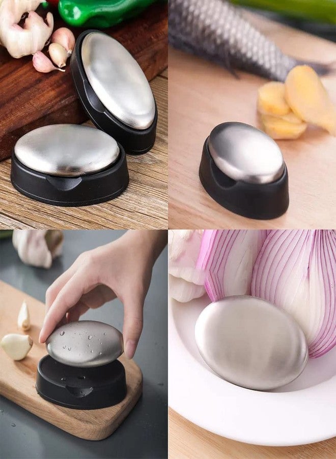 Bitnex Stainless Steel Soap Bar Magic Soap Odor Remover, Metal Soap Bar Odor Removing Bar, Remove Odor of Onion, Garlic and Fish (1) - Image 3
