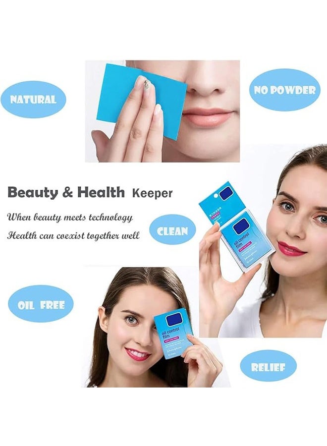 Clean & Clear Oil Control Film, Oil Blotting Paper Oil Absorbing Facial Sheets, Makeup Friendly High Performance Handy Face Blotting Paper for Oily Skin, 60 Sheets ﻿ - Image 2